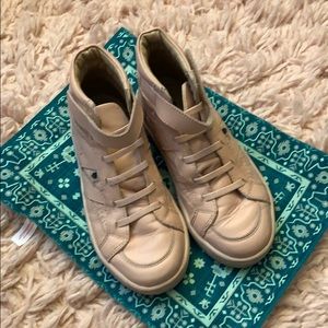 Girls old soles high top sneakers